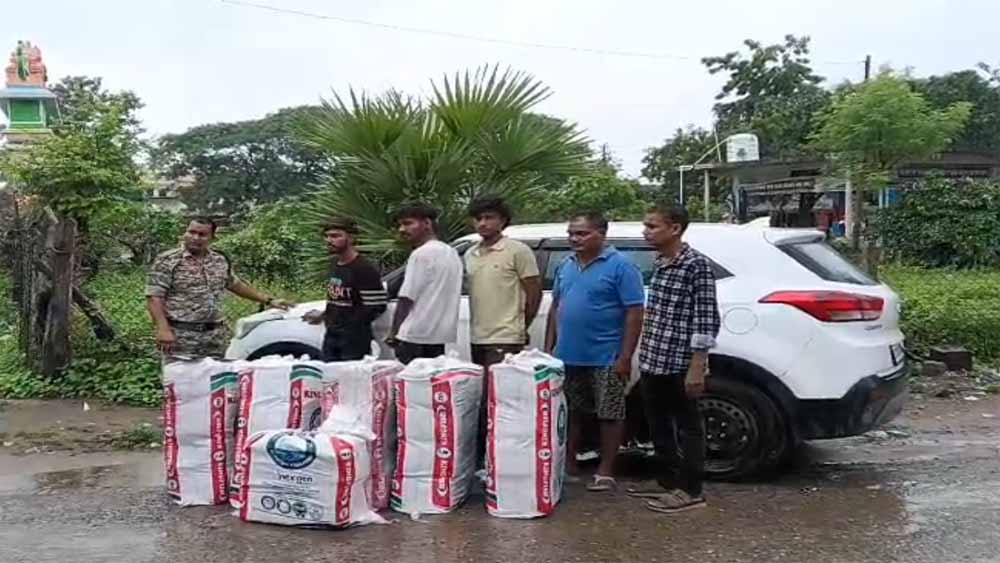 छत्तीसगढ़ में करोड़ों की गांजा तस्करी का भंडाफोड़, फर्जी नंबर प्लेट वाली कार से 3 तस्कर दबोचे गए