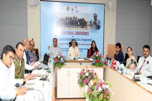 निर्वाचन सदन मध्यप्रदेश में अंतर्राष्ट्रीय निर्वाचन आगंतुक कार्यक्रम विषय पर अंतर्राष्ट्रीय सम्मेलन का हुआ आयोजन