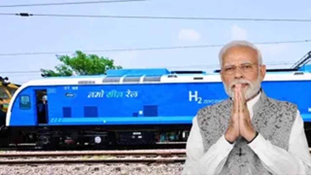 जींद से पहली हाइड्रोजन ट्रेन की शुरुआत, आज से आम यात्री 25 रुपये में कर सकेंगे सफर जींद से पहली हाइड्रोजन ट्रेन की शुरुआत, आज से आम यात्री 25 रुपये में कर सकेंगे सफर