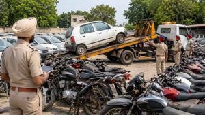 थानों में कबाड़ बने 7,402 जब्त वाहन हटाए, पंजाब पुलिस की बड़ी कार्रवाई