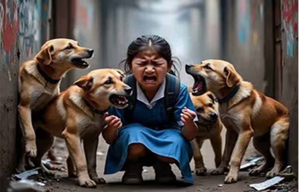 दिल दहला देने वाली घटना! आवारा कुत्तों ने 4 साल की बच्ची को नोचा, दर्दनाक मौत