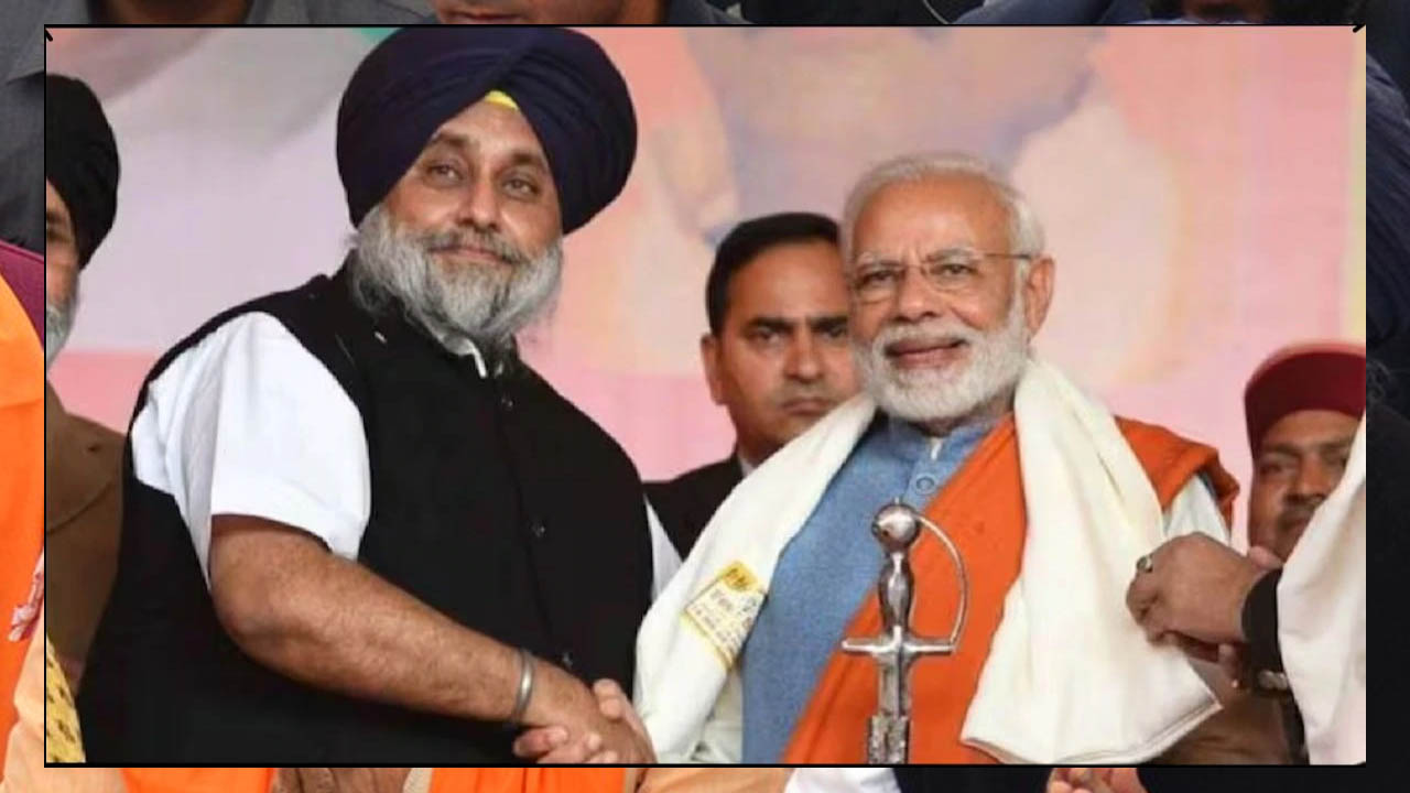 BJP-अकाली गठबंधन की अटकलों पर लगा ब्रेक? PM मोदी और सुखबीर बादल की मुलाकात के बाद सैनी के बयान ने बदला माहौल BJP-अकाली गठबंधन की अटकलों पर लगा ब्रेक? PM मोदी और सुखबीर बादल की मुलाकात के बाद सैनी के बयान ने बदला माहौल