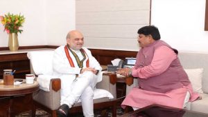 अमित शाह पर किताब लिखकर चर्चा में उज्जैन सांसद अनिल फिरोजिया, 8 महीने बाद गृहमंत्री को भेंट की पहली प्रति