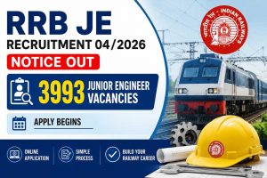 Railway JE Recruitment: 3993 पदों के लिए आज से आवेदन शुरू, BTech और इंजीनियरिंग डिप्लोमा वाले भरें फॉर्म