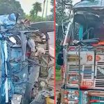 NH-719 पर दर्दनाक हादसा, गायों को बचाने में बेकाबू हुआ लोडिंग वाहन; 8 मजदूरों की मौत, 20+ घायल