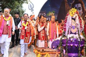 पवित्र श्रावण मास की भव्य कांवड़ यात्रा में शामिल हुए मुख्यमंत्री साय