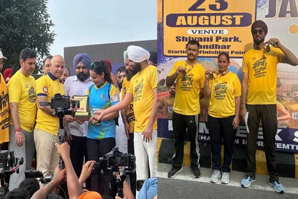 जालंधर में Punjab Youth Run का जोश, हजारों लोगों ने दिया नशा मुक्ति का संदेश; सिसोदिया भी पहुंचे