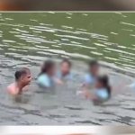 पिकनिक के दौरान डैम में बिना कपड़ों के नहाता दिखा प्रिंसिपल, VIDEO वायरल होते ही हुआ एक्शन