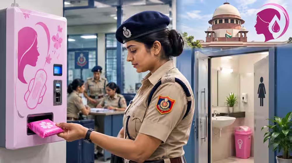 महिला पुलिसकर्मियों के लिए सैनिटरी पैड सुविधा पर हाई कोर्ट सख्त महिला पुलिसकर्मियों के लिए सैनिटरी पैड सुविधा पर हाई कोर्ट सख्त