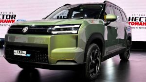 MG की नई 7-सीटर इलेक्ट्रिक SUV लॉन्च, Hector Tomahawk EV की कीमत का खुलासा