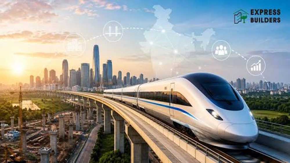 12 मीटर ऊंचा स्टेशन और 320 किमी की रफ्तार! भारत की पहली बुलेट ट्रेन का अनोखा प्रोजेक्ट 12 मीटर ऊंचा स्टेशन और 320 किमी की रफ्तार! भारत की पहली बुलेट ट्रेन का अनोखा प्रोजेक्ट