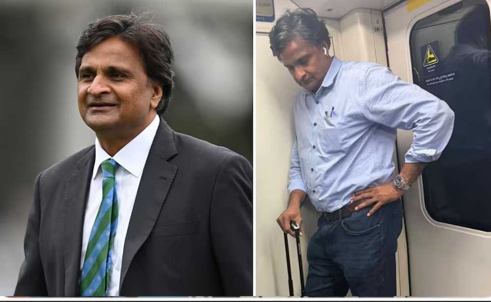 पूर्व तेज गेंदबाज जवागल श्रीनाथ की सादगी हुई वायरल, मेट्रो में खड़े नजर आए