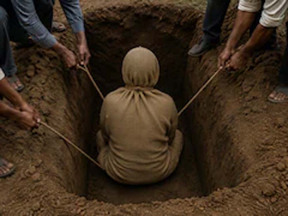 तीन दिन मिट्टी के नीचे दफन रहा युवक, ‘लाइव समाधि’ स्टंट के दौरान गई जान