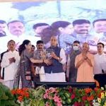 सीएम योगी ने यूपी को देश के शीर्ष तीन राज्यों में पहुंचाया, अपराधियों के हौसले किए चकनाचूर : राजनाथ