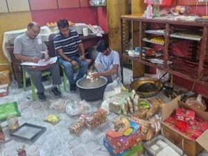 सांगानेर की स्वीट्स दुकान में मिली भारी गंदगी, 83 किलो सामग्री नष्ट