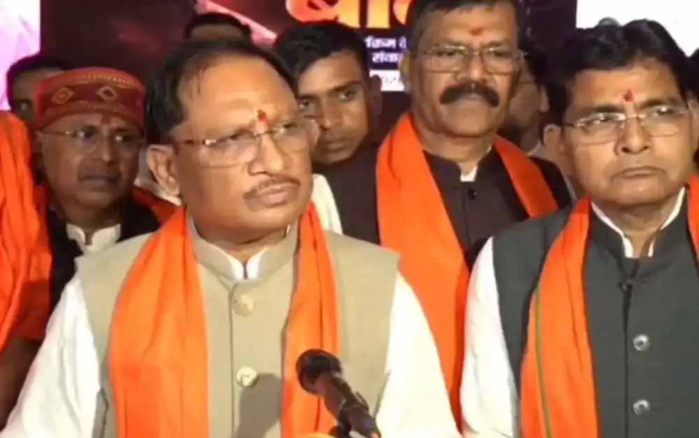 बिजली निजीकरण के मुद्दे पर CM साय का बड़ा बयान, कांग्रेस पर भ्रम फैलाने का आरोप बिजली निजीकरण के मुद्दे पर CM साय का बड़ा बयान, कांग्रेस पर भ्रम फैलाने का आरोप
