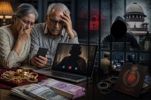 सुप्रीम कोर्ट में पेशी का डर, 97 दिन डिजिटल अरेस्ट; भोपाल में बुजुर्ग दंपती से 22 लाख ठगे सुप्रीम कोर्ट में पेशी का डर, 97 दिन डिजिटल अरेस्ट; भोपाल में बुजुर्ग दंपती से 22 लाख ठगे