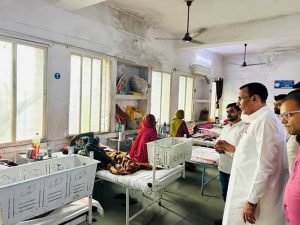 मुख्यमंत्री जनविश्वास अभियान के तहत राज्यमंत्री  पंवार ने सुठालिया तहसील कार्यालय एवं शासकीय अस्पताल का किया निरीक्षण
