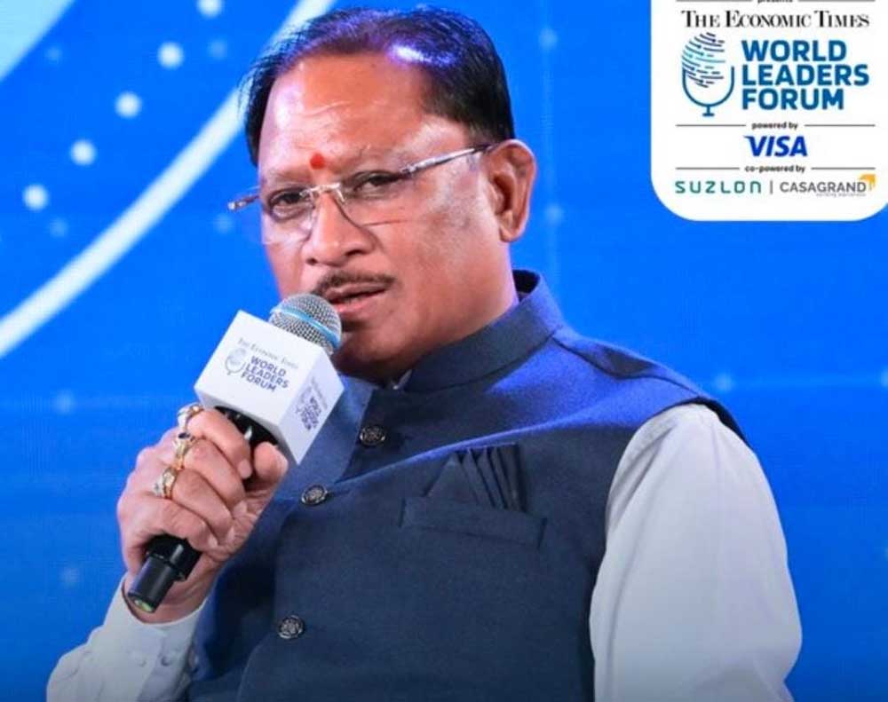 वर्ल्ड लीडर्स फोरम में छत्तीसगढ़ ने रखा युवा-केंद्रित अर्थव्यवस्था का रोडमैप वर्ल्ड लीडर्स फोरम में छत्तीसगढ़ ने रखा युवा-केंद्रित अर्थव्यवस्था का रोडमैप