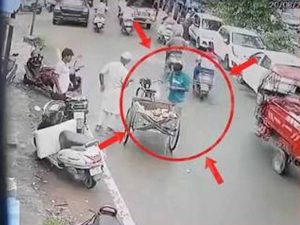 थार से राहगीर को कुचलने का वीडियो वायरल, लुधियाना में गैंगस्टर की करतूत CCTV में कैद
