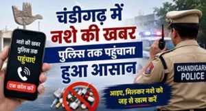 चंडीगढ़ में नशे पर पुलिस का शिकंजा, 7087239010 पर दें सूचना; तुरंत होगी कार्रवाई