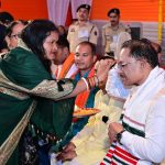 पंडरीपानी में रक्षाबंधन एवं बहनों से संवाद कार्यक्रम में शामिल हुए मुख्यमंत्री  साय