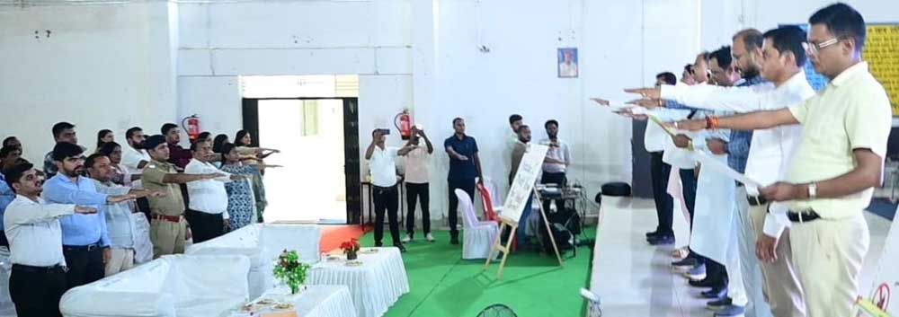 डोंगरिया में हजारों युवाओं ने लिया नशामुक्त भारत का संकल्प, विधायक  प्रणव कुमार मरपची ने किया राष्ट्र निर्माण में सक्रिय भागीदारी का आह्वान