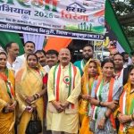 हर घर तिरंगा अभियान के तहत बिजुरी में निकली भव्य तिरंगा यात्रा
