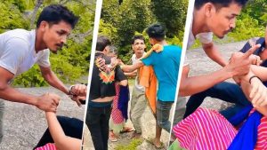 मंदार पर्वत छेड़छाड़ केस में 3 युवक हिरासत में, वायरल वीडियो से खुला ढाई महीने पुराना मामला