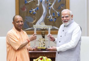 मुख्यमंत्री योगी आदित्यनाथ ने नई दिल्ली में की प्रधानमंत्री नरेन्द्र मोदी से शिष्टाचार भेंट