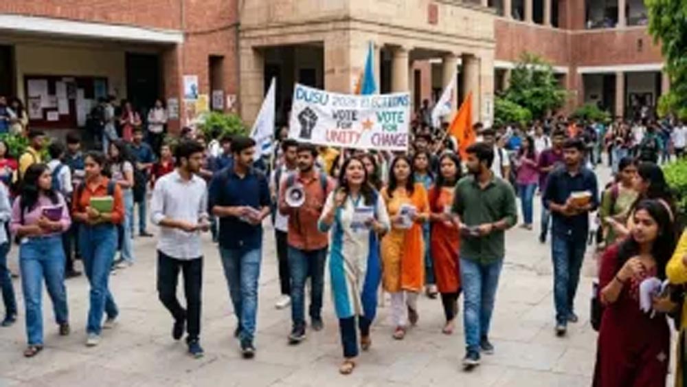 18 सितंबर को डूसू चुनाव, दिल्ली यूनिवर्सिटी में सुरक्षा बढ़ी; कॉलेजों में तैनात होंगे शिक्षक