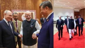 BRICS Summit में दिखी खास बॉन्डिंग, PM मोदी के साथ पुतिन-जिनपिंग की तस्वीर ने खींचा ध्यान BRICS Summit में दिखी खास बॉन्डिंग, PM मोदी के साथ पुतिन-जिनपिंग की तस्वीर ने खींचा ध्यान