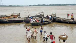 गंगा का जलस्तर घटा, लेकिन पुनपुन-बागमती में बढ़ोतरी ने बढ़ाई चिंता