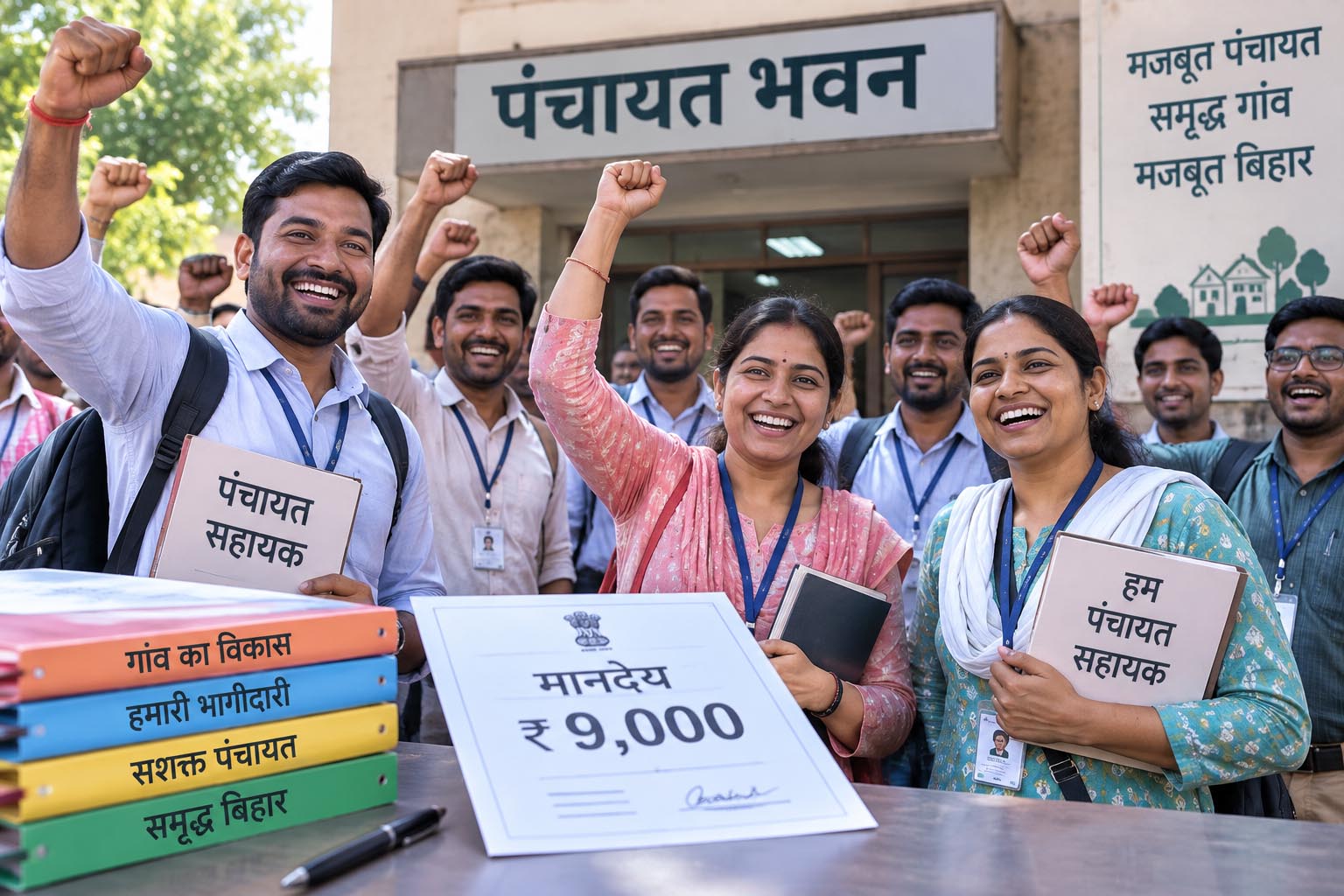 यूपी पंचायत सहायकों का मानदेय बढ़ा, अब ₹9 हजार मिलेगी सैलरी