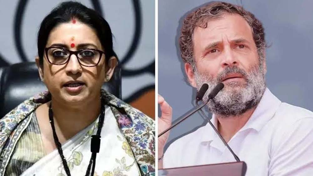 Smriti Irani hits back at Rahul Gandhi, says Congress is targeting EC instead of reviewing its defeat.