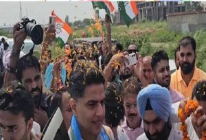 पंजाब में कांग्रेस का बड़ा विरोध प्रदर्शन, सचिन पायलट की मौजूदगी में सरकार को घेरने की तैयारी
