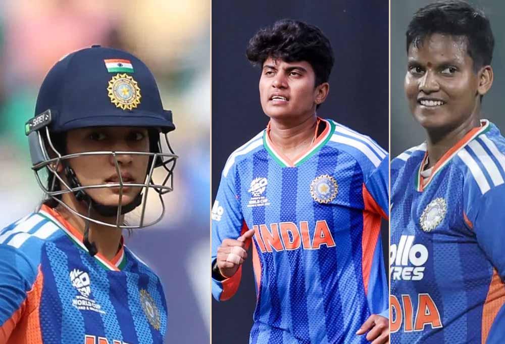 टी20 रैंकिंग में भारतीय महिला खिलाड़ियों का जलवा, श्री चरणी का ऐतिहासिक कारनामा; दीप्ति ने भी मारी बाजी टी20 रैंकिंग में भारतीय महिला खिलाड़ियों का जलवा, श्री चरणी का ऐतिहासिक कारनामा; दीप्ति ने भी मारी बाजी
