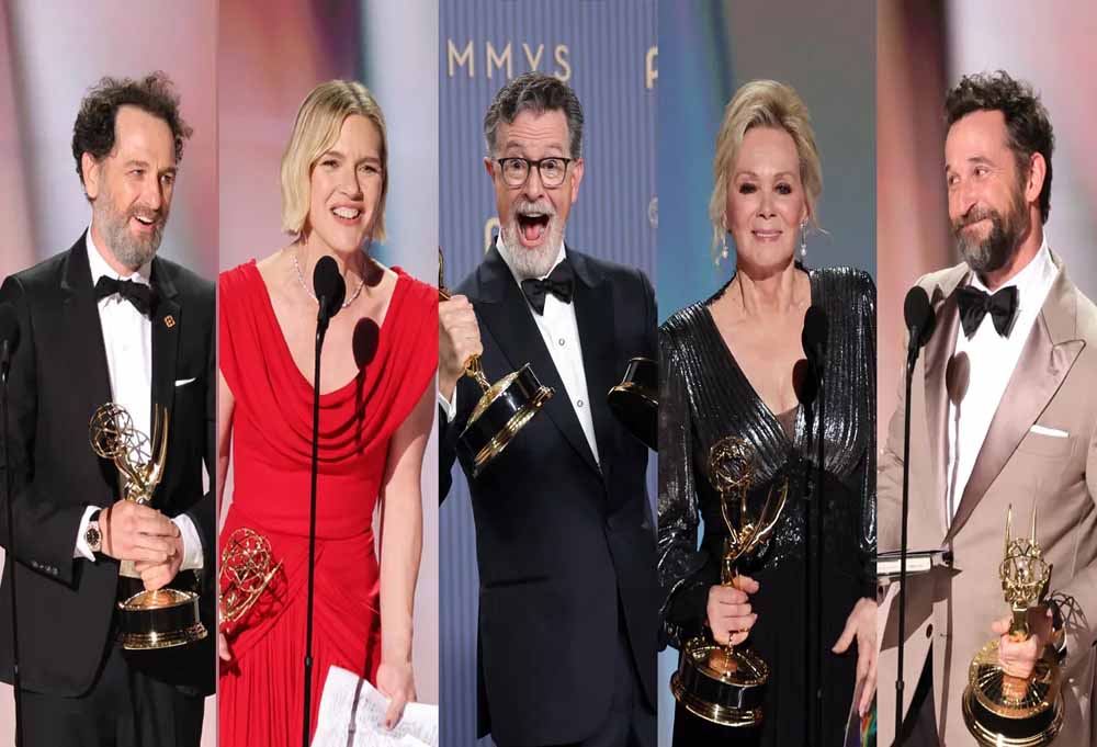 78वें Emmy Awards में सितारों का जलवा, जीन स्मार्ट ने पांचवीं बार जीता अवॉर्ड; पत्नी जैंडाया संग पहुंचे टॉम हॉलैंड