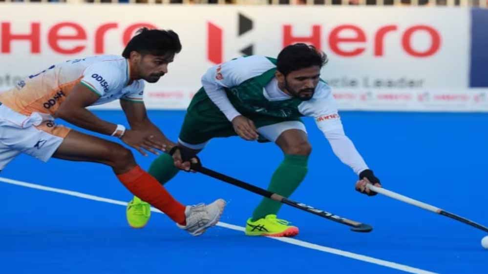 भारत-पाक हॉकी मैच के लिए पाकिस्तान ने मांगा न्यूट्रल वेन्यू, भारत ने दिया साफ जवाब भारत-पाक हॉकी मैच के लिए पाकिस्तान ने मांगा न्यूट्रल वेन्यू, भारत ने दिया साफ जवाब