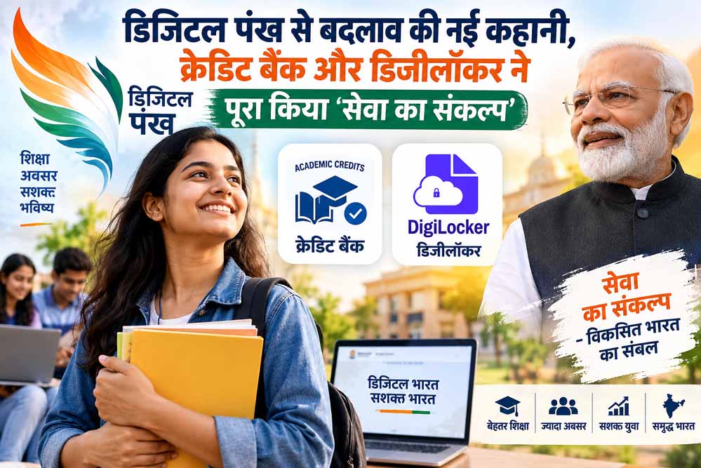 डिजिटल पंख से बदलाव की नई कहानी, क्रेडिट बैंक और डिजीलॉकर ने पूरा किया ‘सेवा का संकल्प’ डिजिटल पंख से बदलाव की नई कहानी, क्रेडिट बैंक और डिजीलॉकर ने पूरा किया ‘सेवा का संकल्प’