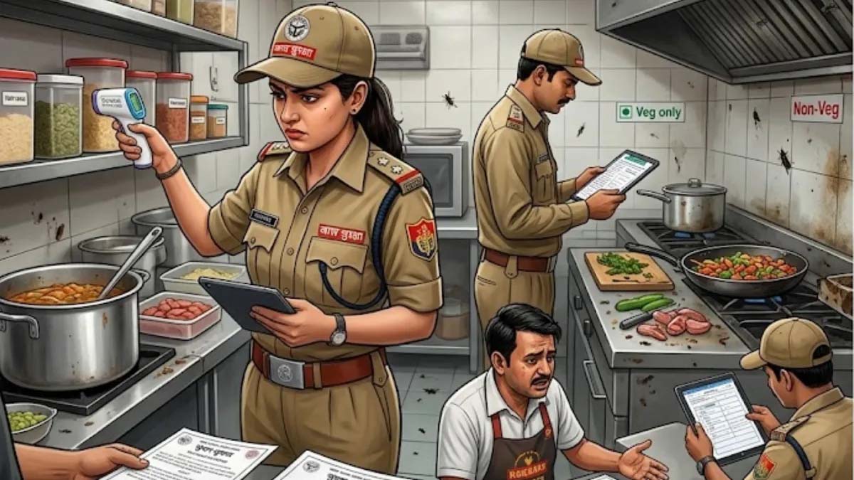 रेस्टोरेंट की रसोई में गंदगी, आटे में मिले कीड़े; 10 प्रतिष्ठानों पर कार्रवाई