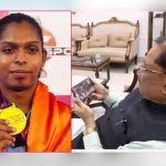 मुख्यमंत्री ने भारतीय महिला कबड्डी टीम की स्टार खिलाड़ी संजू देवी से फोन पर की आत्मीय बातचीत, स्वर्णिम सफलता के लिए दी बधाई मुख्यमंत्री ने भारतीय महिला कबड्डी टीम की स्टार खिलाड़ी संजू देवी से फोन पर की आत्मीय बातचीत, स्वर्णिम सफलता के लिए दी बधाई