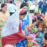 अभनपुर के निमोरा और धुसेरा में ‘आंगन मिलन सेवा’ कार्यक्रम में मंत्री लक्ष्मी राजवाड़े  हुईं शामिल, गोद भराई और अन्नप्राशन संस्कार में लिया भाग