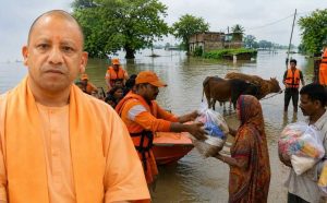 बाढ़ प्रभावितों के लिए योगी सरकार का बड़ा राहत अभियान, 3.36 लाख लंच पैकेट वितरित