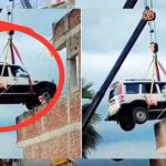 बिहार में गजब जुगाड़! चोरी से बचाने के लिए क्रेन से घर की छत पर पहुंचाई Scorpio, Video Viral