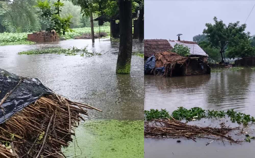 फतेहपुर में भारी बारिश से तबाही, 67 घर हुए ध्वस्त; 3 लोगों ने गंवाई जान