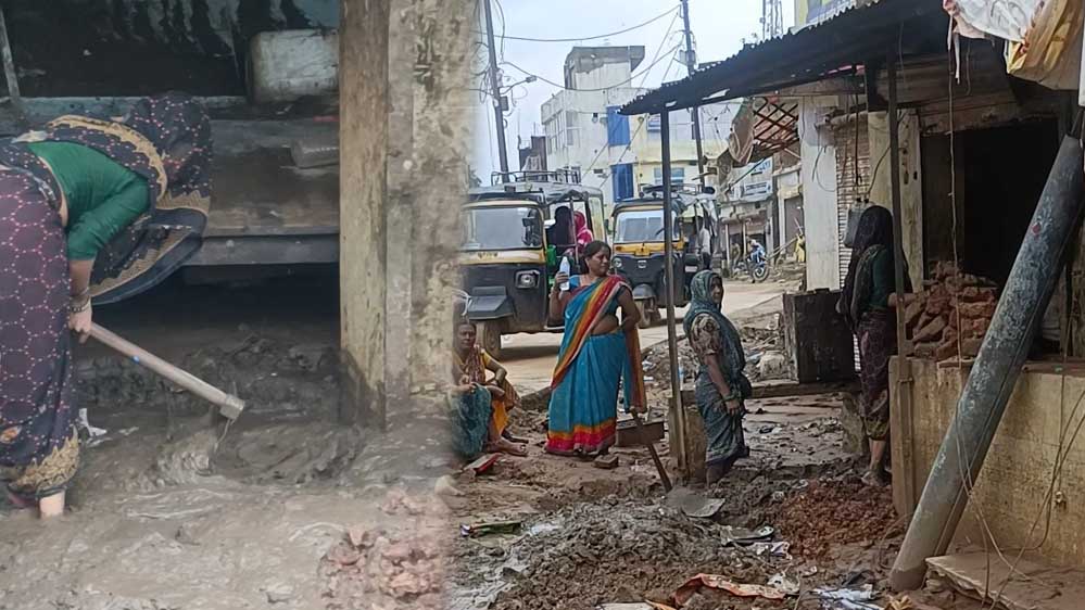 बाढ़ का पानी उतरा तो सामने आई तबाही, चित्रकूट में घर-दुकानें कीचड़ से पटीं; बिजली बहाली जारी