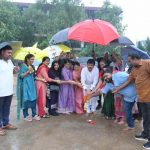 बीटीआई ग्राउंड में संकल्प नवरात्रि एवं रास गरबा उत्सव की तैयारियों का भूमिपूजन के साथ शुभारंभ