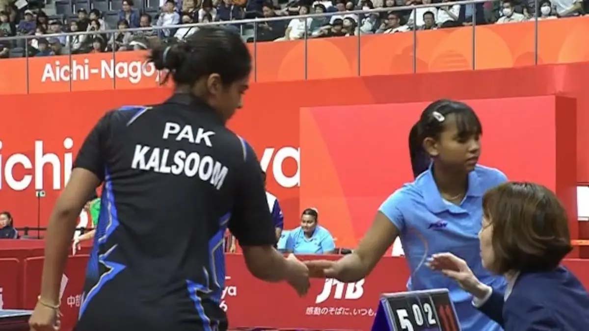 टेबल टेनिस में भारत का दबदबा, पाकिस्तान का 3-0 से क्लीन स्वीप टेबल टेनिस में भारत का दबदबा, पाकिस्तान का 3-0 से क्लीन स्वीप