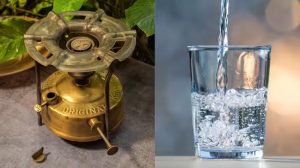 महज 600 रुपये की लागत में दो भाइयों ने मिलकर पानी और केरोसिन से चलने वाला चूल्हा बनाया।